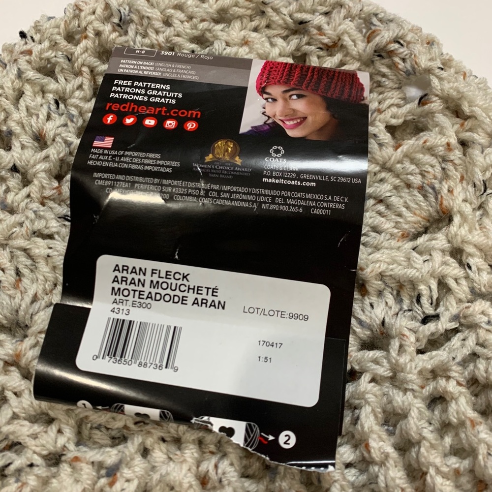 Mariposa’s Beanie Handmade Crochet Boho Adult Winter Beanie Hat Aran Fleck - Picture 10 of 10